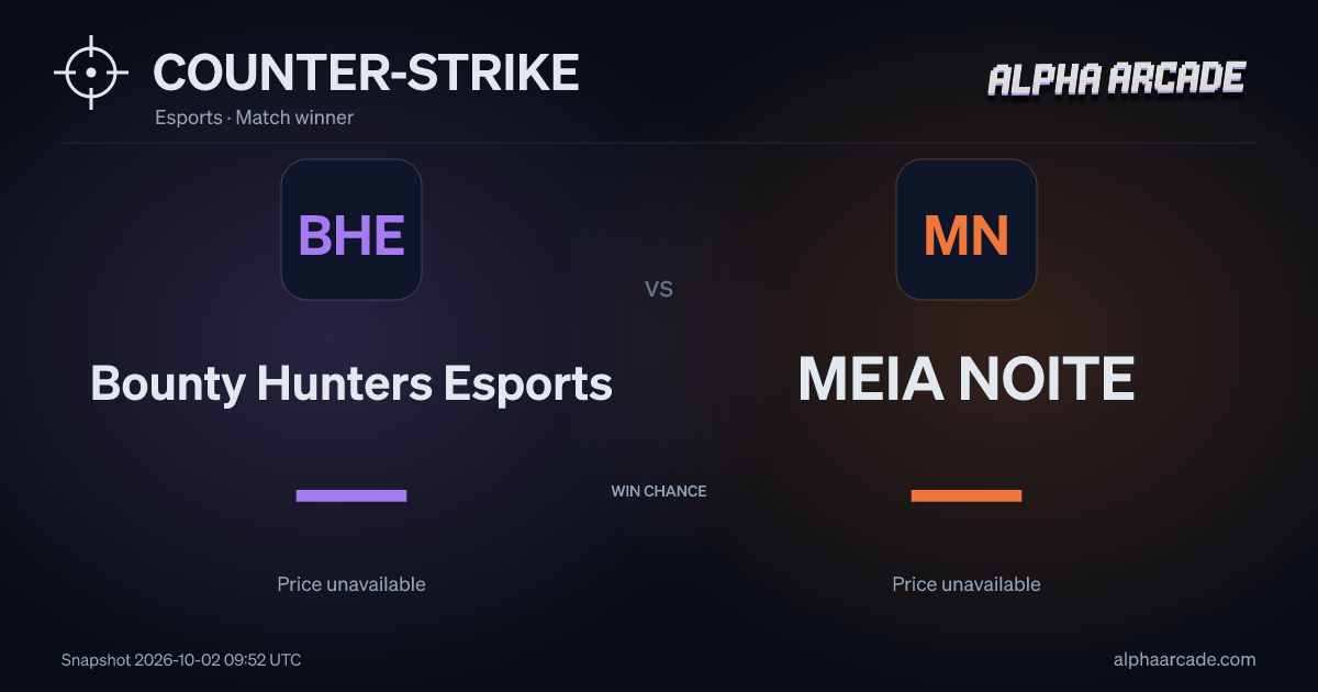 COUNTER-STRIKE: Bounty Hunters Esports — / MEIA NOITE —