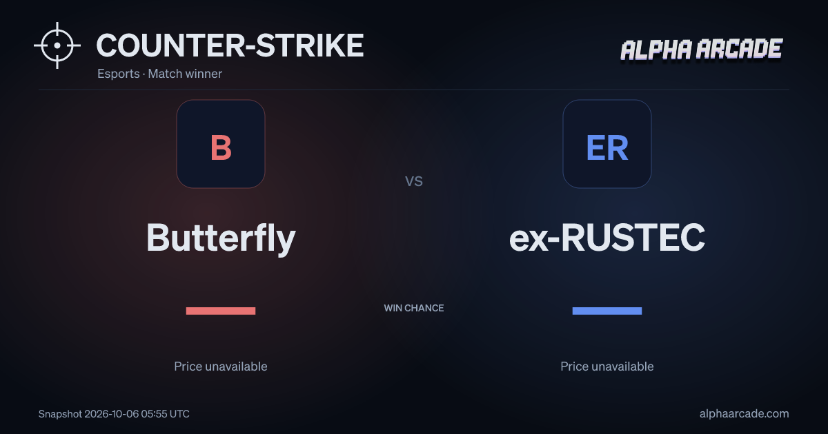 COUNTER-STRIKE: Butterfly — / ex-RUSTEC —