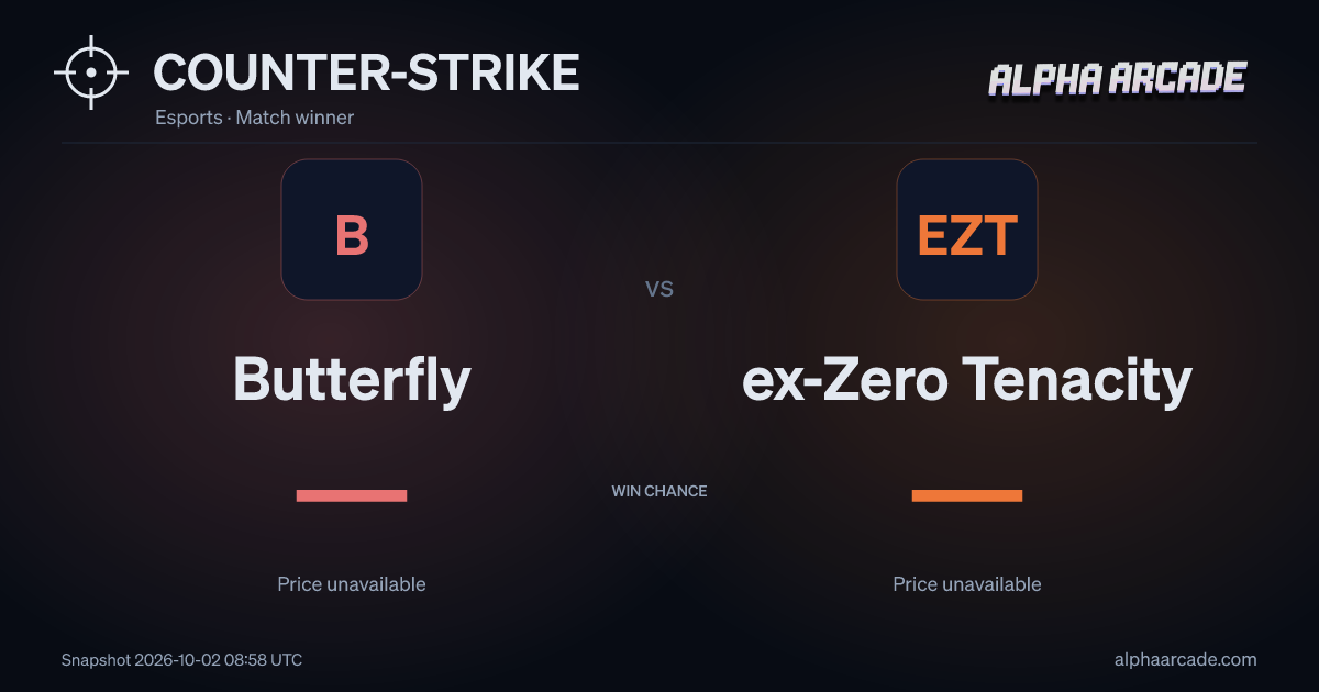 COUNTER-STRIKE: Butterfly — / ex-Zero Tenacity —