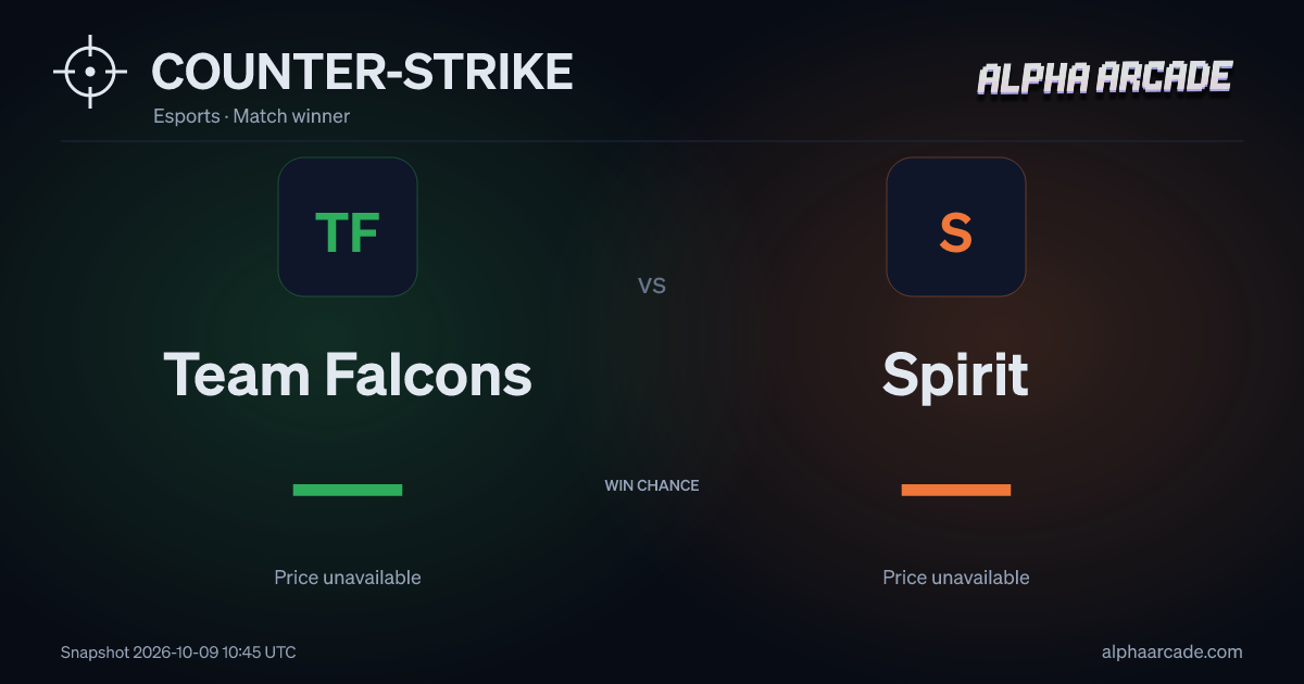 COUNTER-STRIKE: Team Falcons — / Spirit —