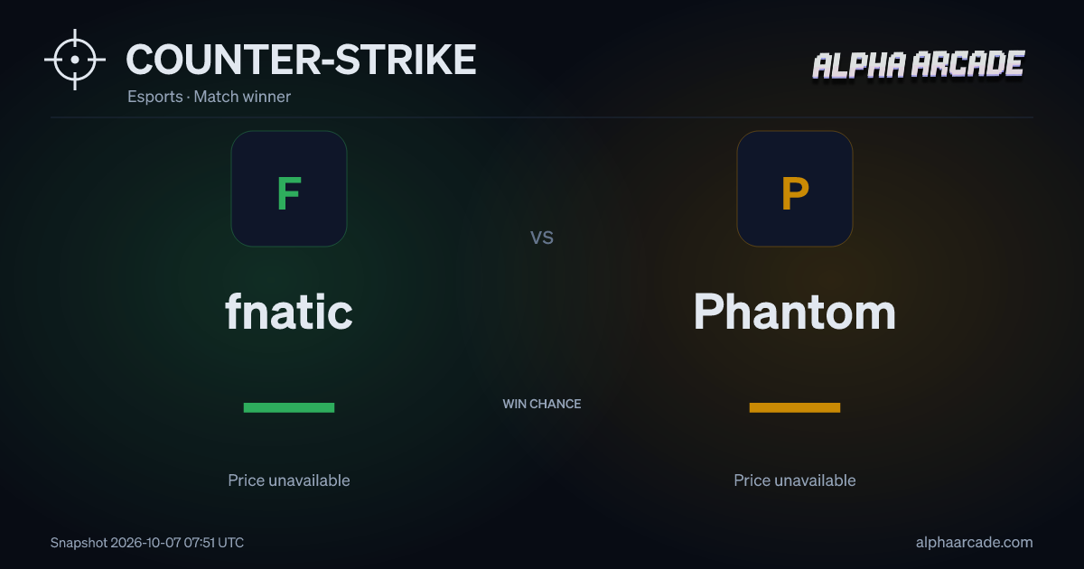 COUNTER-STRIKE: fnatic — / Phantom —
