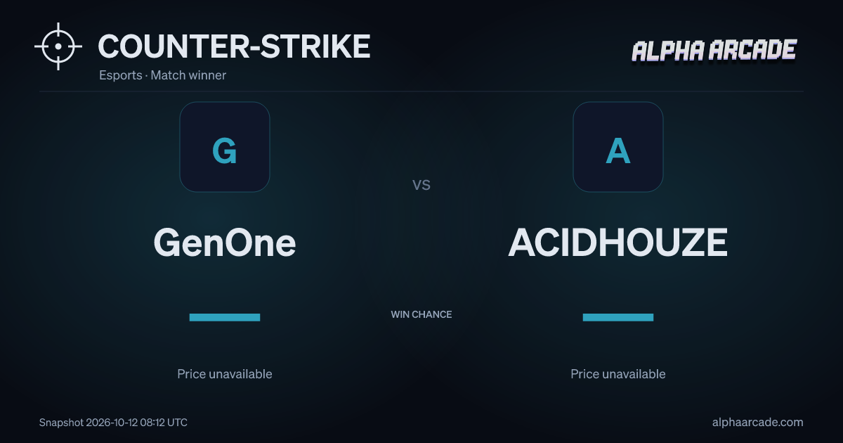 COUNTER-STRIKE: GenOne — / ACIDHOUZE —