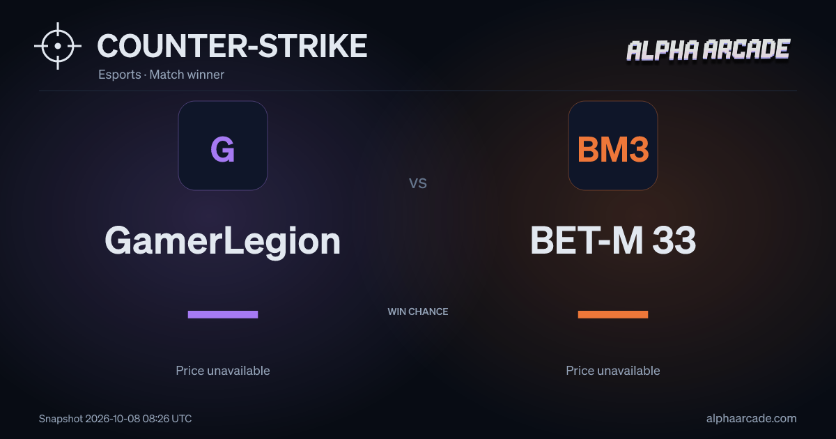 COUNTER-STRIKE: GamerLegion — / BET-M 33 —