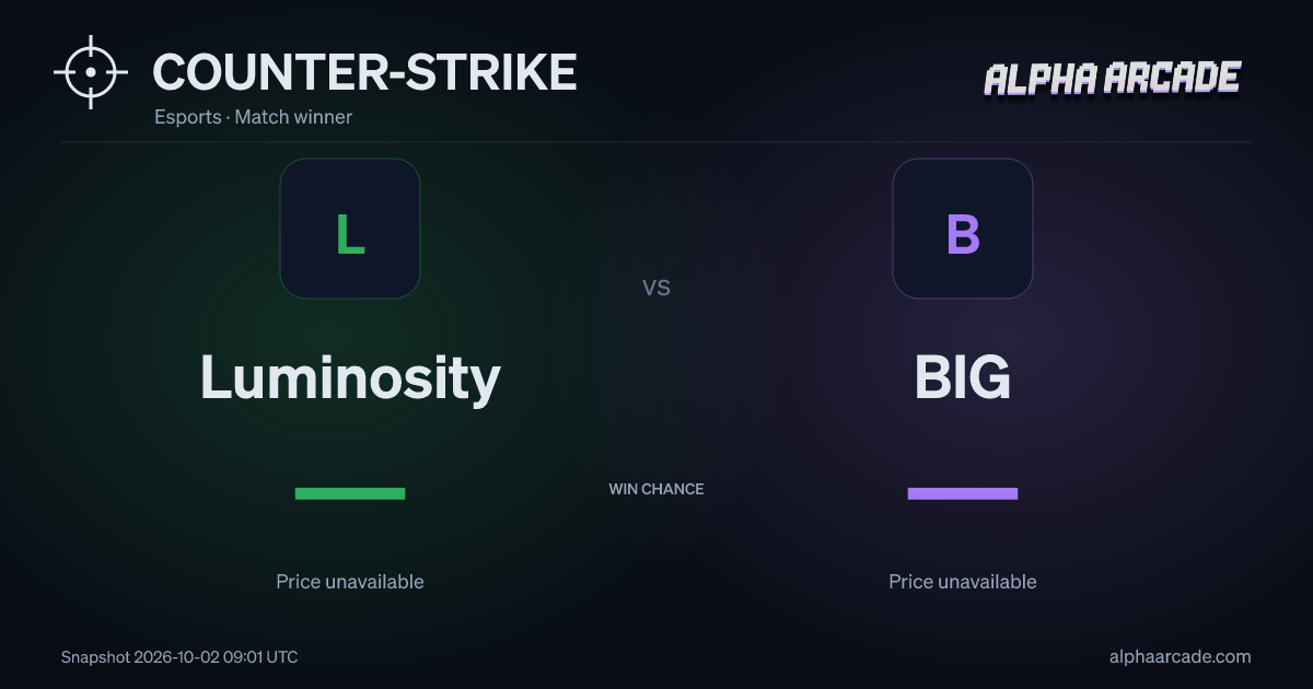 COUNTER-STRIKE: Luminosity — / BIG —