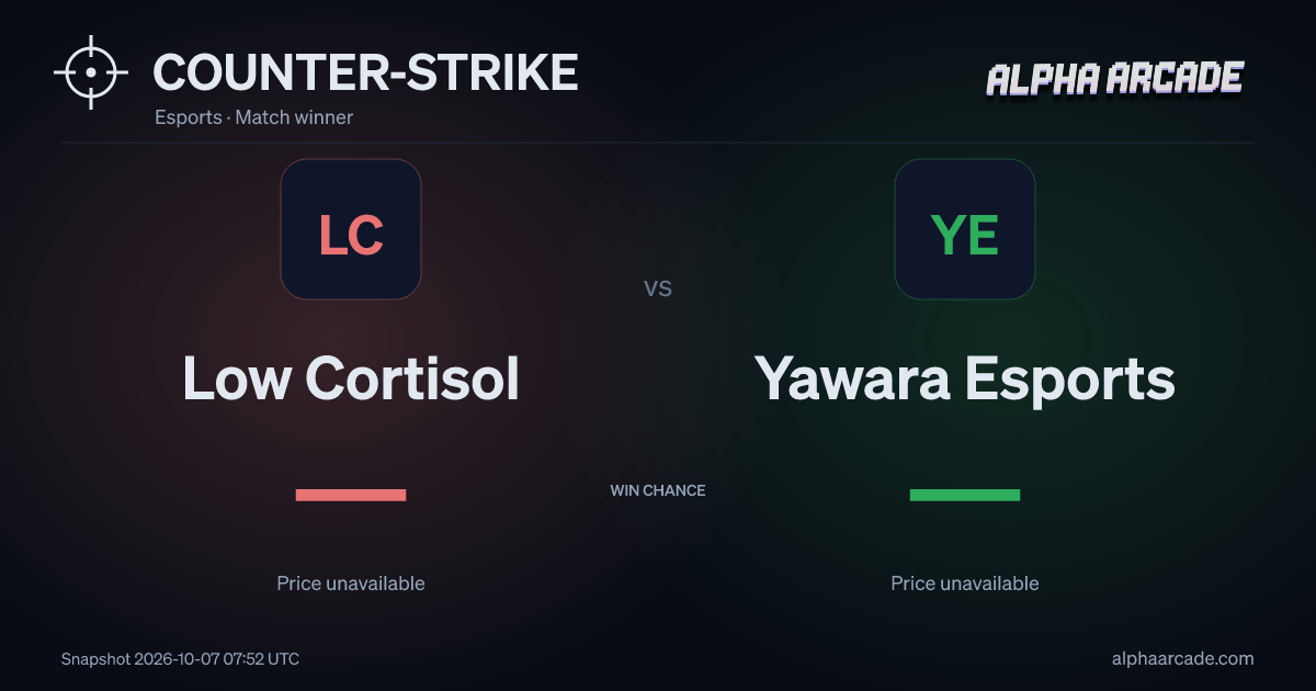 COUNTER-STRIKE: Low Cortisol — / Yawara Esports —
