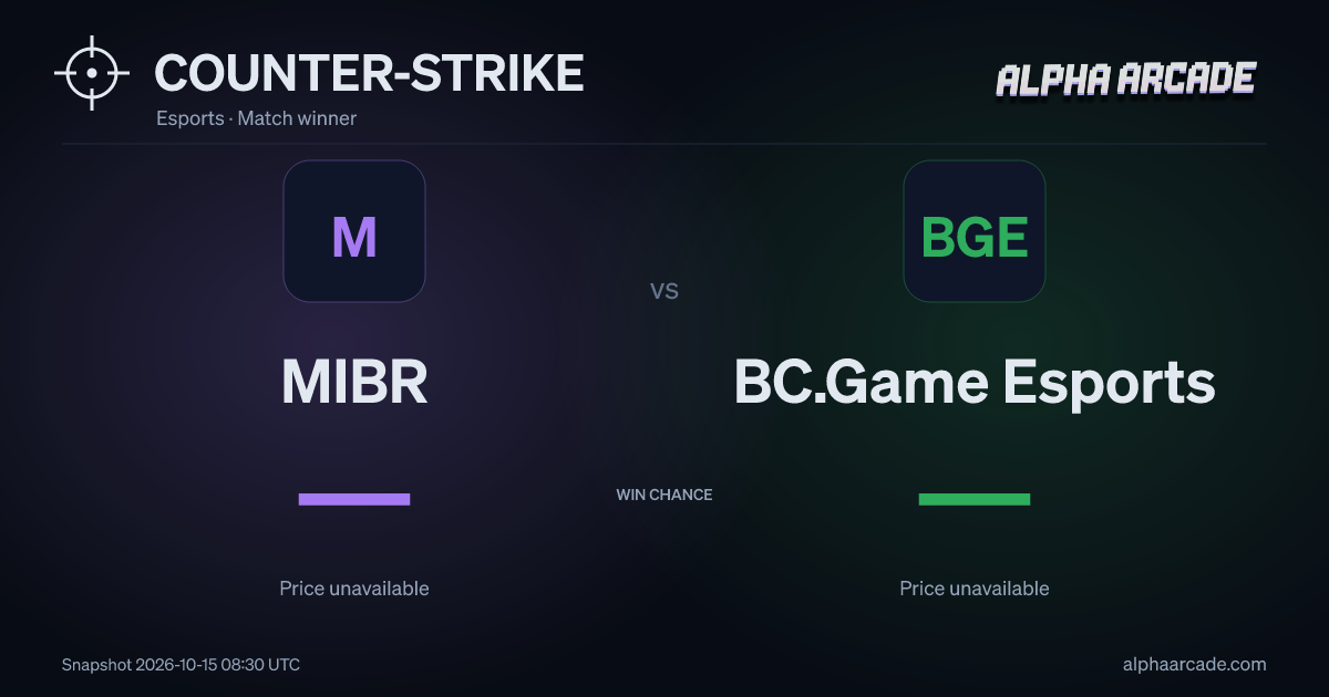 COUNTER-STRIKE: MIBR — / BC.Game Esports —