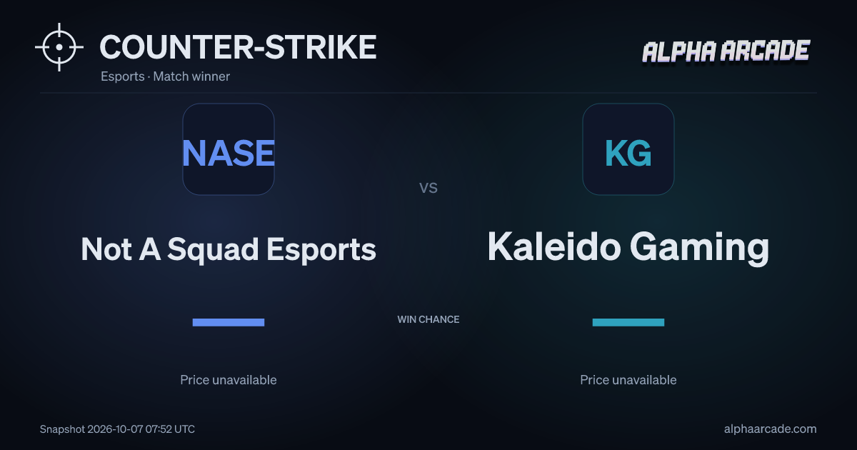 COUNTER-STRIKE: Not A Squad Esports — / Kaleido Gaming —
