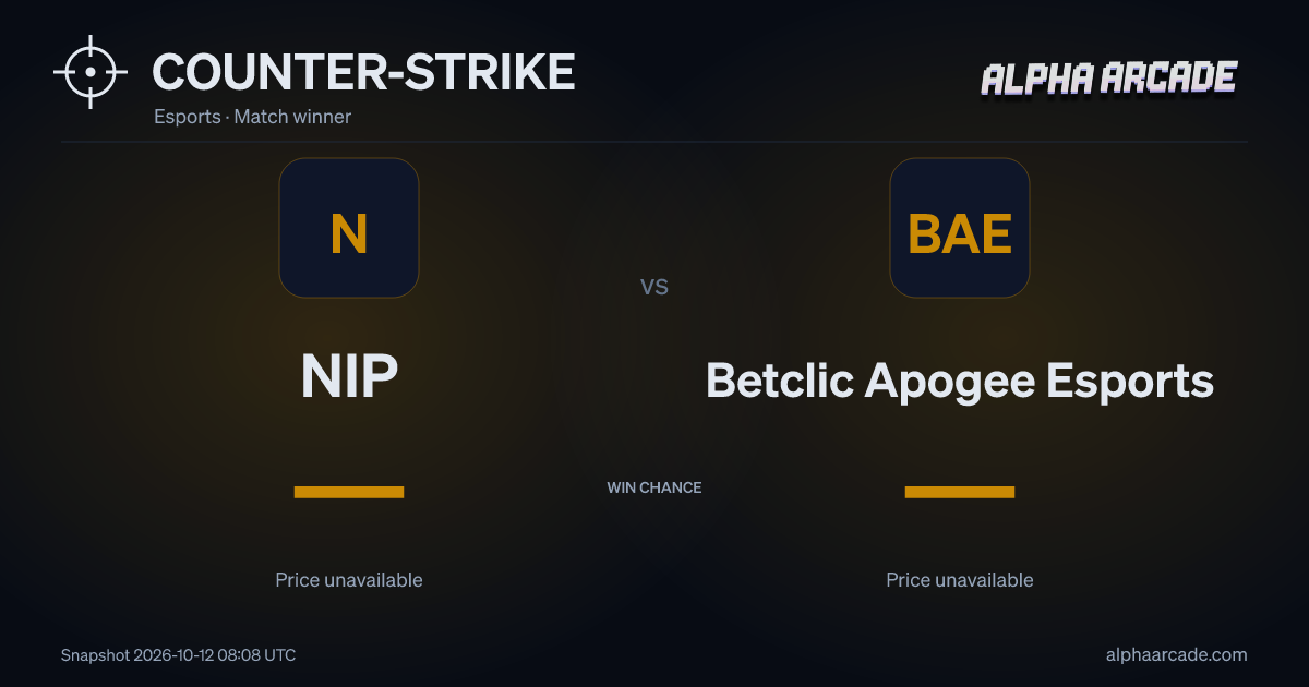 COUNTER-STRIKE: NIP — / Betclic Apogee Esports —