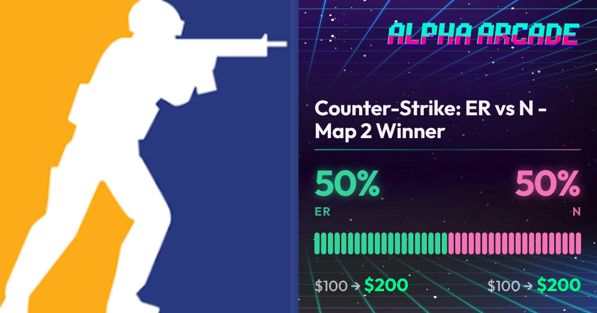 YES 50% / NO 50%