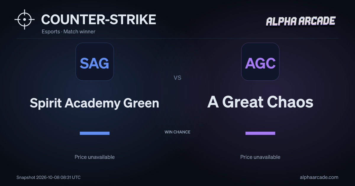 COUNTER-STRIKE: Spirit Academy Green — / A Great Chaos —
