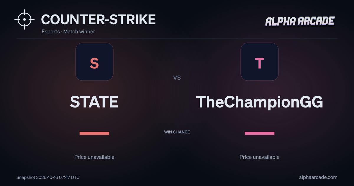 COUNTER-STRIKE: STATE — / TheChampionGG —