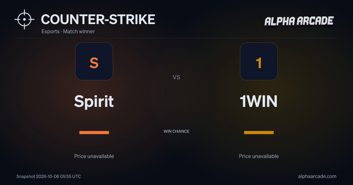 COUNTER-STRIKE: Spirit — / 1WIN —
