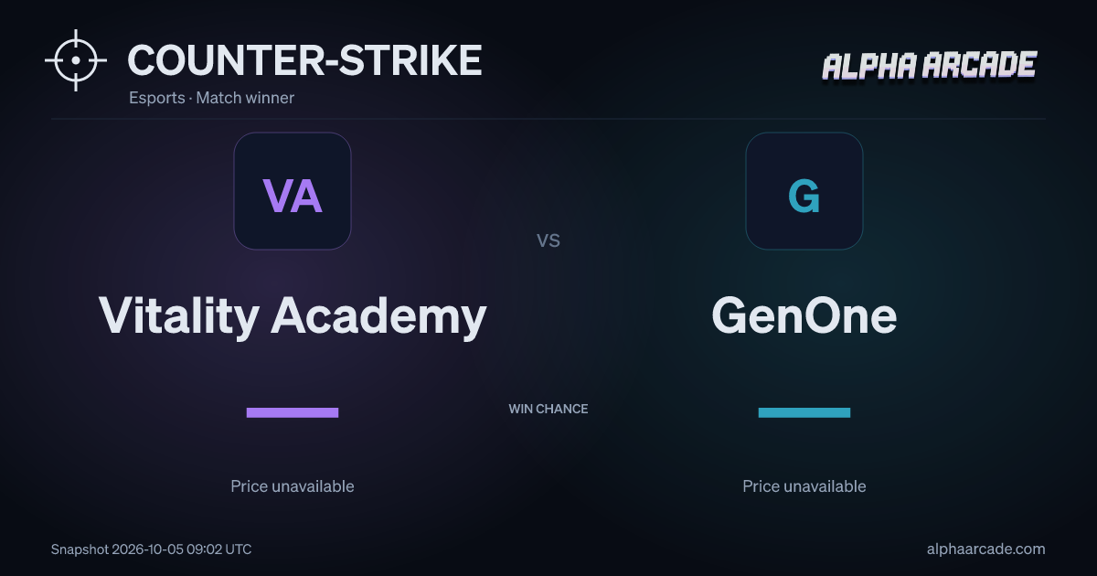 COUNTER-STRIKE: Vitality Academy — / GenOne —
