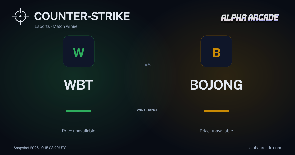 COUNTER-STRIKE: WBT — / BOJONG —