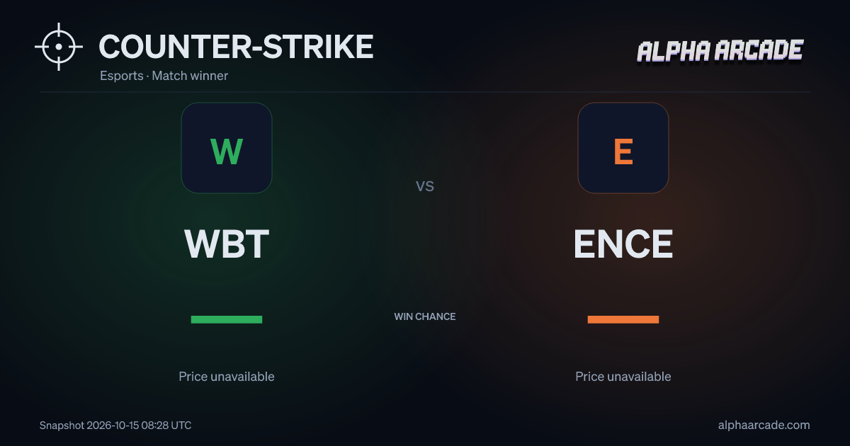 COUNTER-STRIKE: WBT — / ENCE —