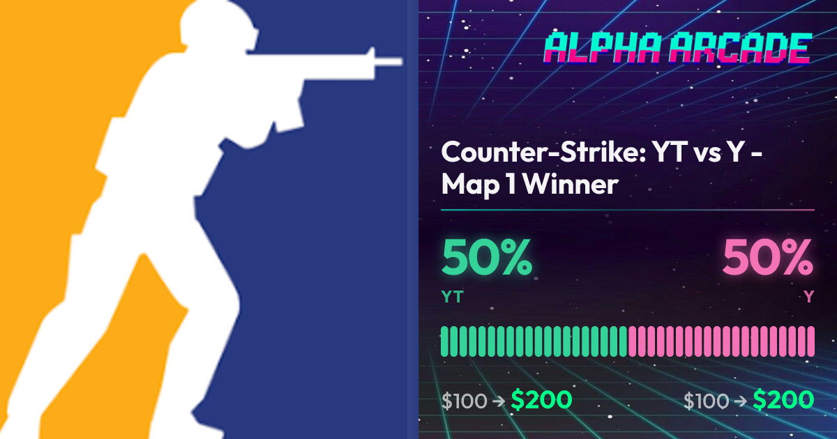 YES 50% / NO 50%