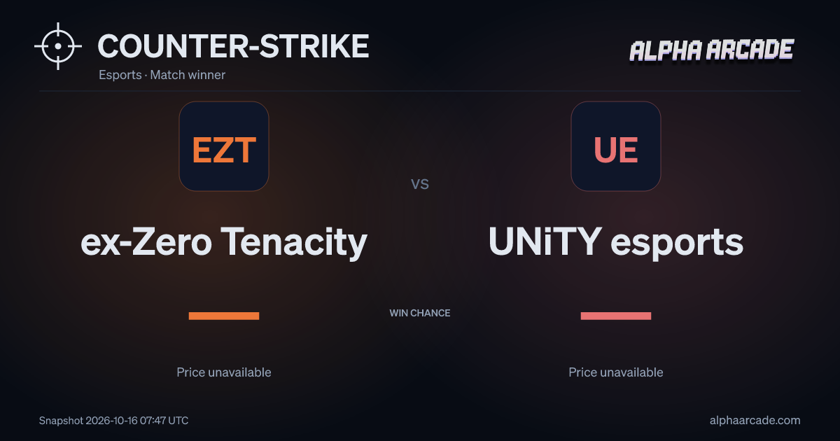 COUNTER-STRIKE: ex-Zero Tenacity — / UNiTY esports —
