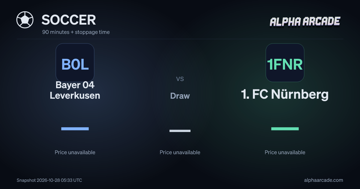 SOCCER: Bayer 04 Leverkusen — / Draw — / 1. FC Nürnberg —