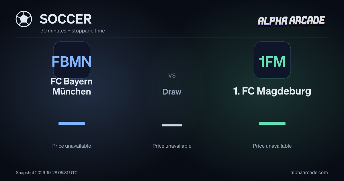 SOCCER: FC Bayern München — / Draw — / 1. FC Magdeburg —
