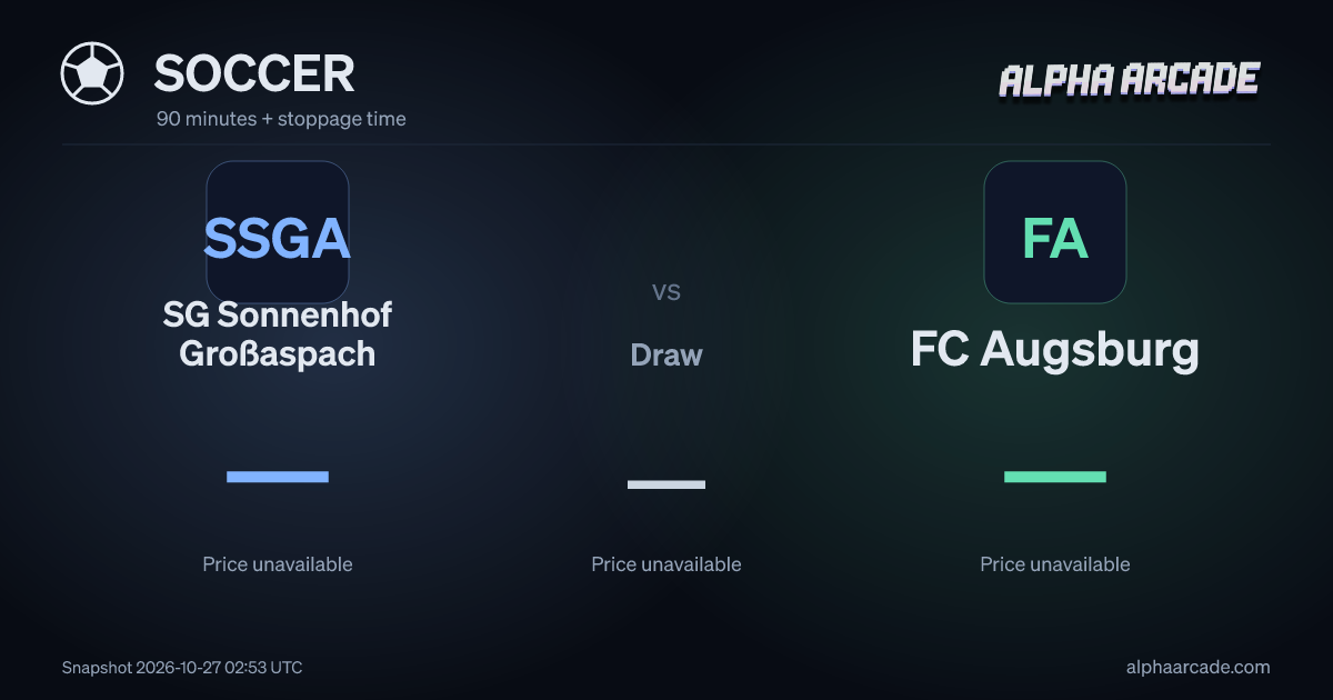 SOCCER: SG Sonnenhof Großaspach — / Draw — / FC Augsburg —