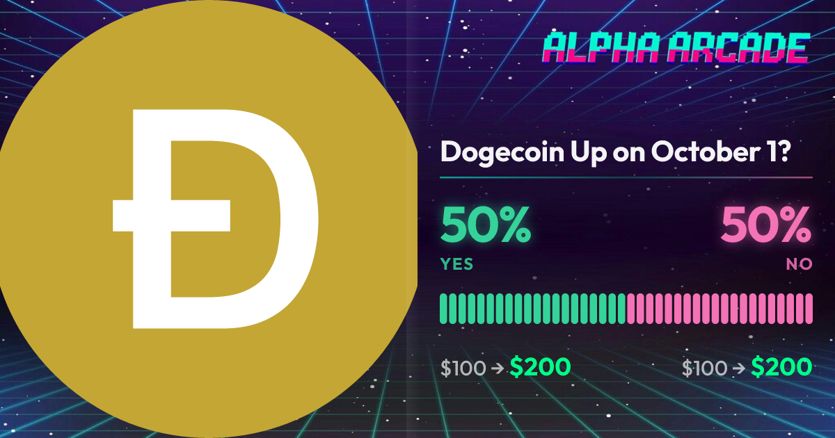YES 50% / NO 50%