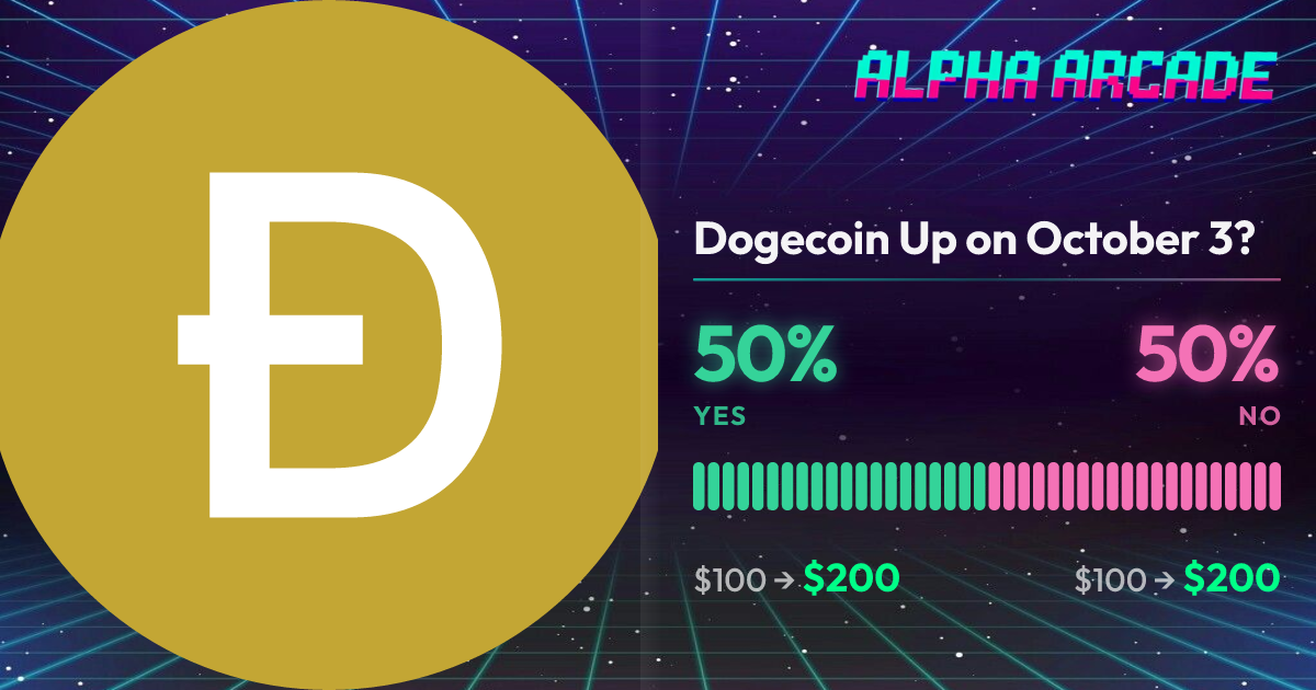 YES 50% / NO 50%