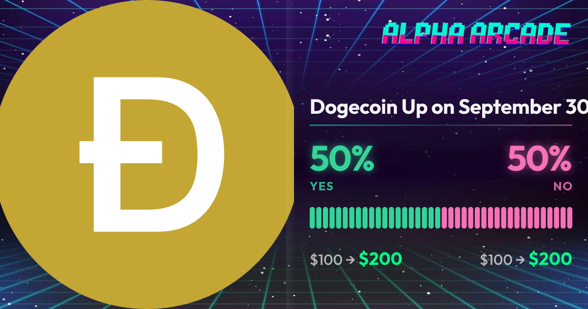 YES 50% / NO 50%