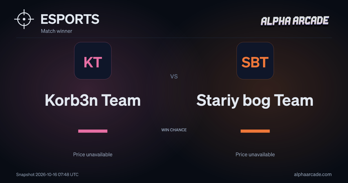 ESPORTS: Korb3n Team — / Stariy bog Team —