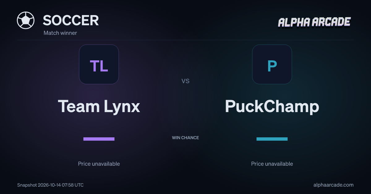 SOCCER: Team Lynx — / PuckChamp —