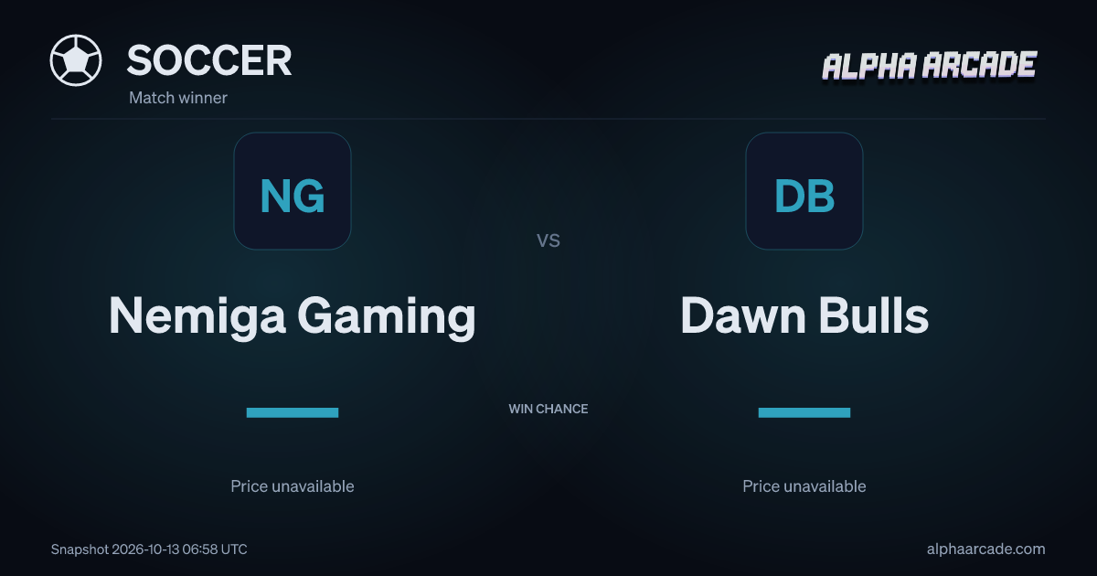 SOCCER: Nemiga Gaming — / Dawn Bulls —