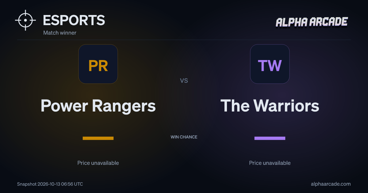 ESPORTS: Power Rangers — / The Warriors —