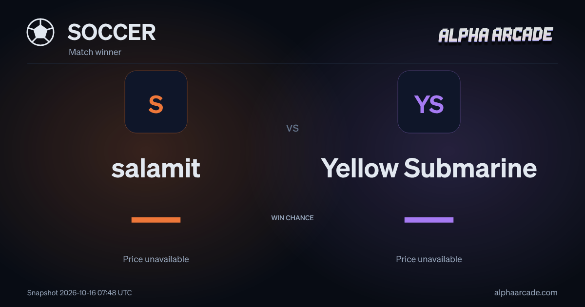 SOCCER: salamit — / Yellow Submarine —