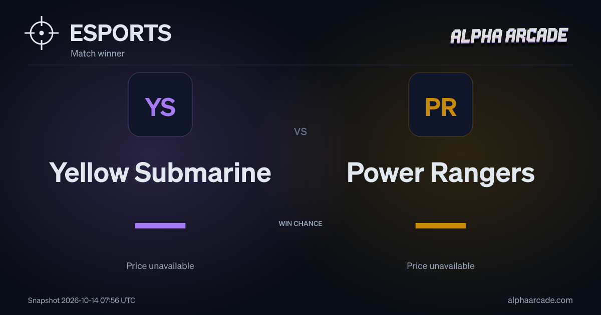 ESPORTS: Yellow Submarine — / Power Rangers —