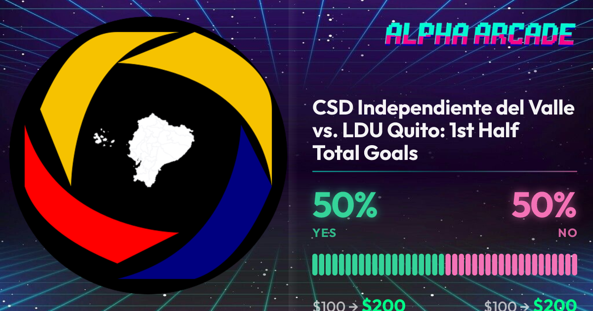 YES 50% / NO 50%