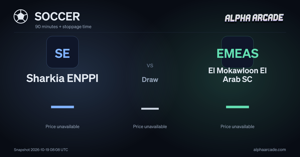 SOCCER: Sharkia ENPPI — / Draw — / El Mokawloon El Arab SC —