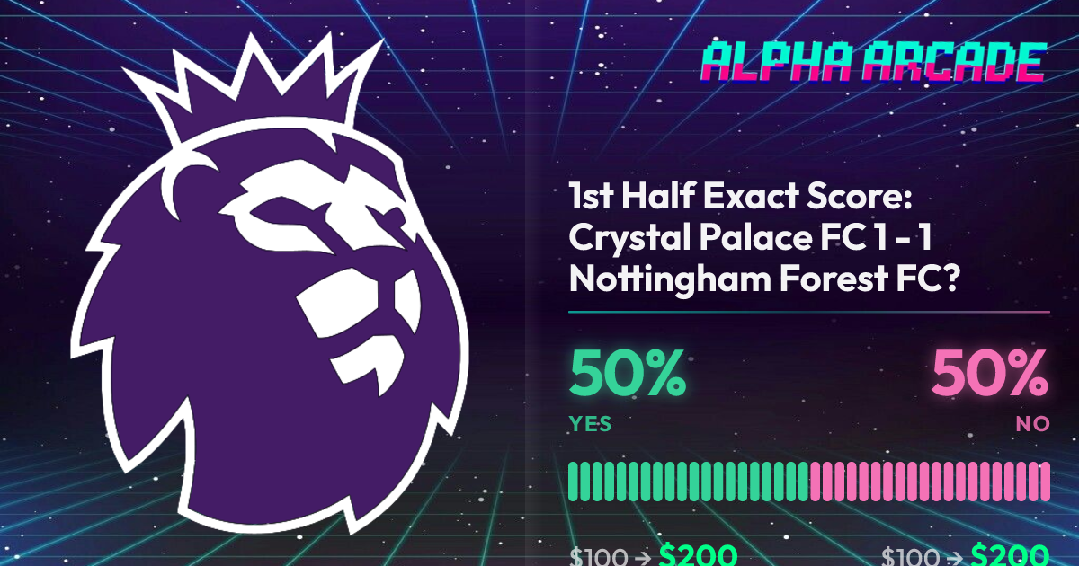 YES 50% / NO 50%