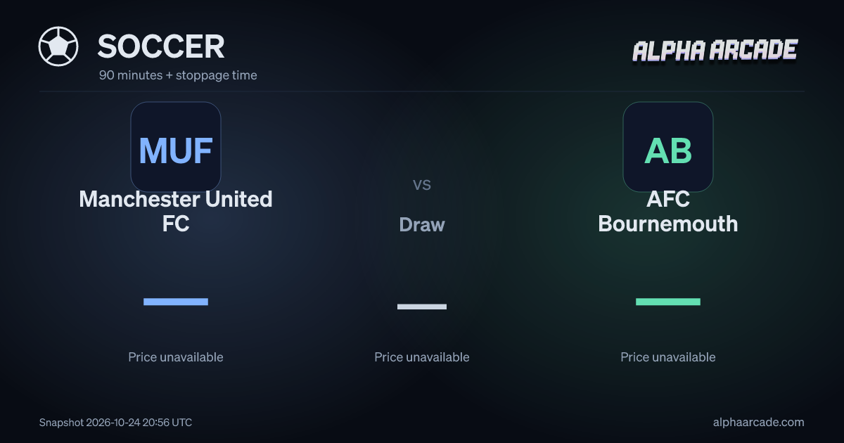 SOCCER: Manchester United FC — / Draw — / AFC Bournemouth —