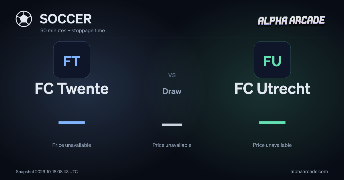 SOCCER: FC Twente — / Draw — / FC Utrecht —