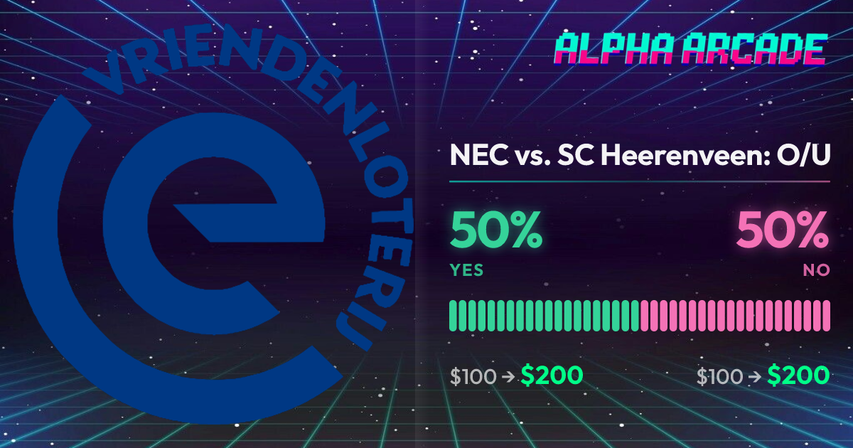 YES 50% / NO 50%