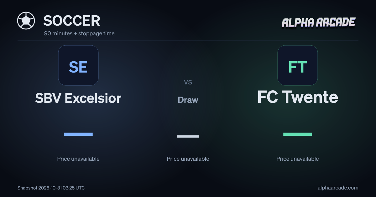 SOCCER: SBV Excelsior — / Draw — / FC Twente —
