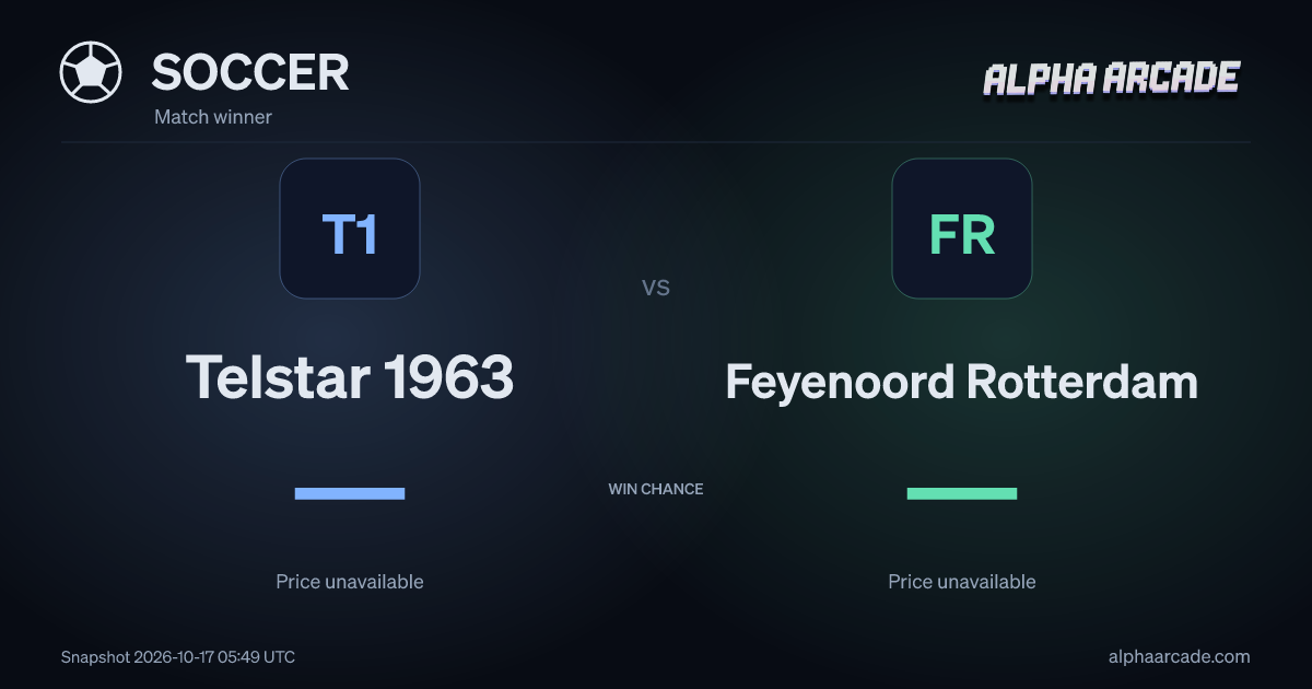 SOCCER: Telstar 1963 — / Feyenoord Rotterdam —