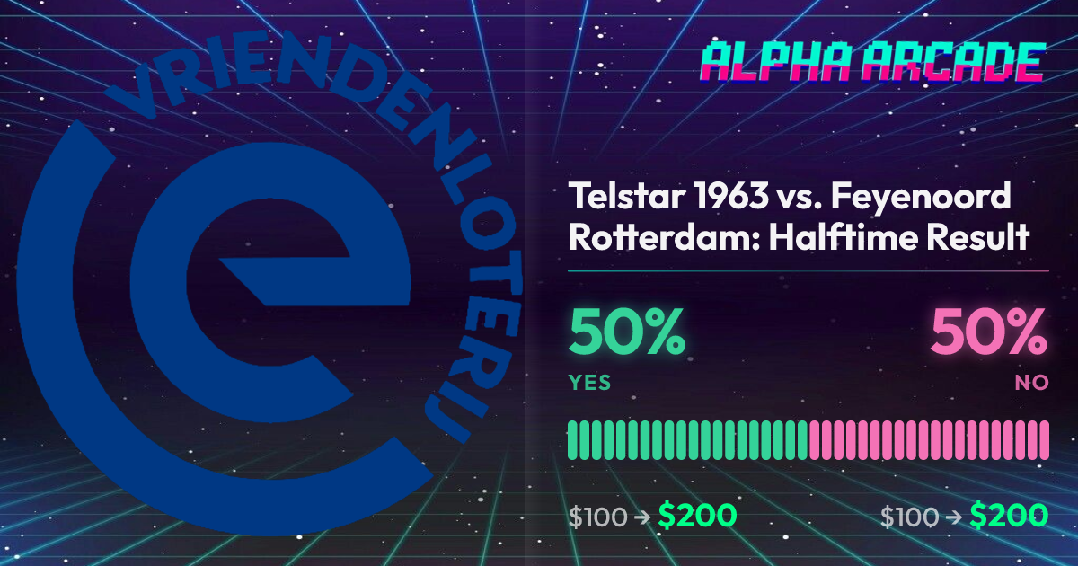 YES 50% / NO 50%