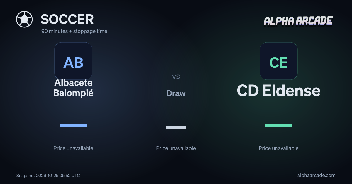 SOCCER: Albacete Balompié — / Draw — / CD Eldense —