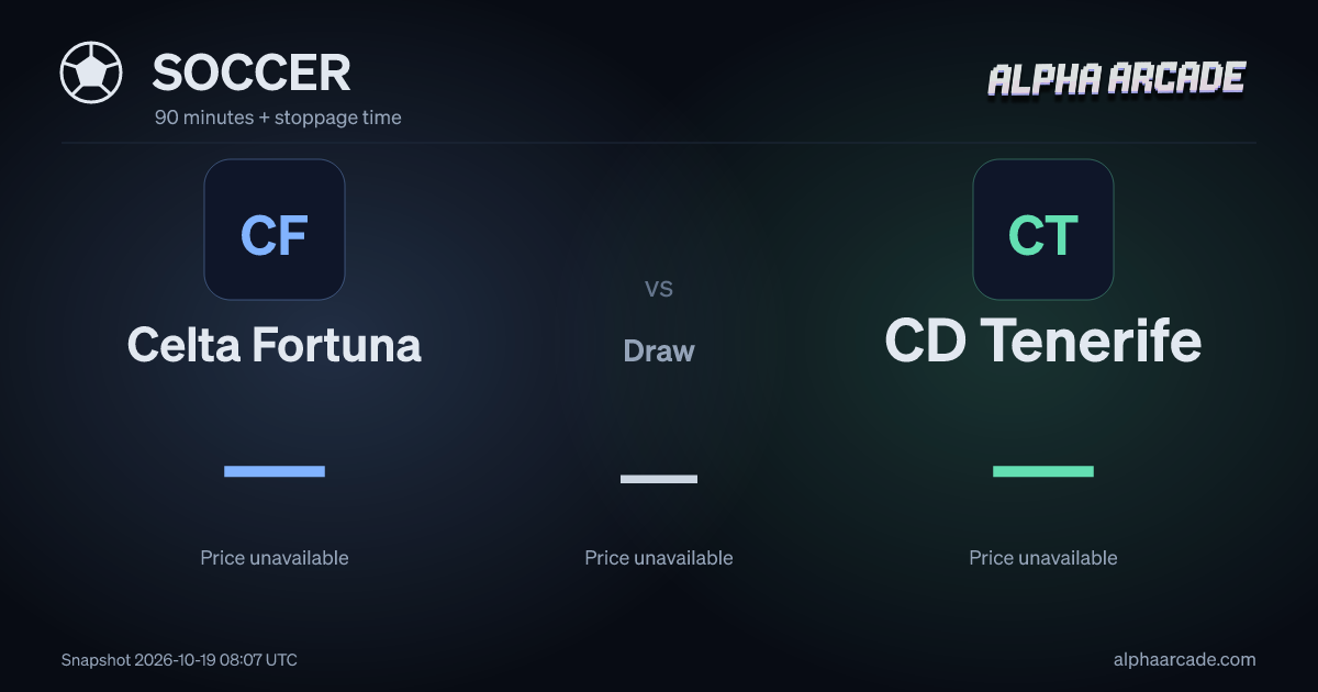 SOCCER: Celta Fortuna — / Draw — / CD Tenerife —