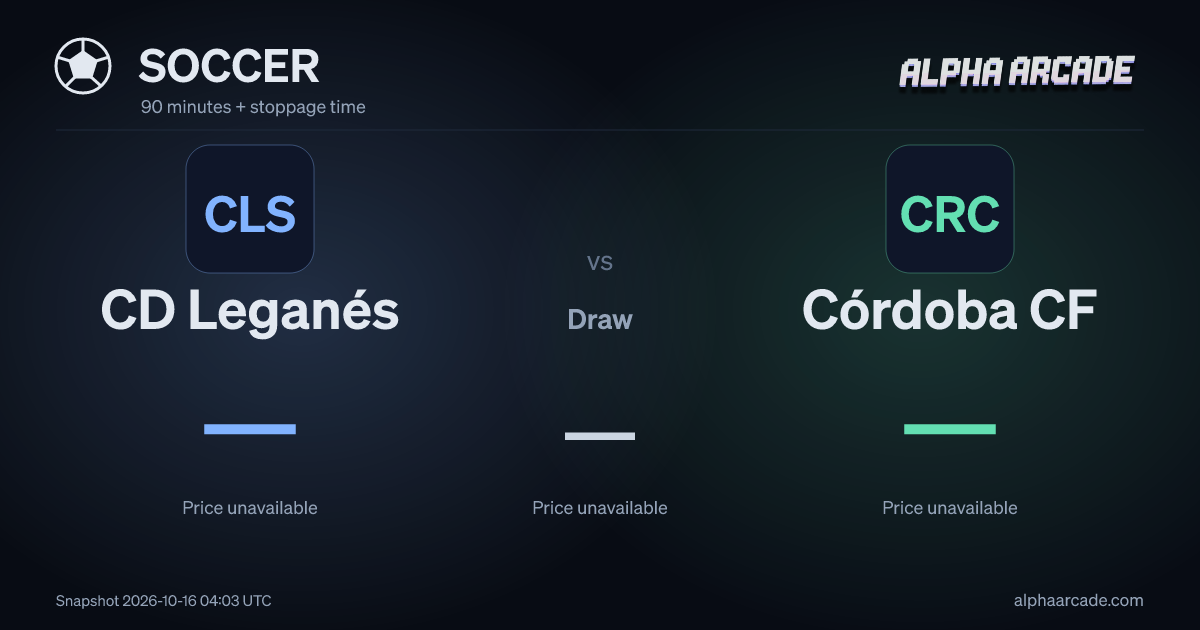 SOCCER: CD Leganés — / Draw — / Córdoba CF —