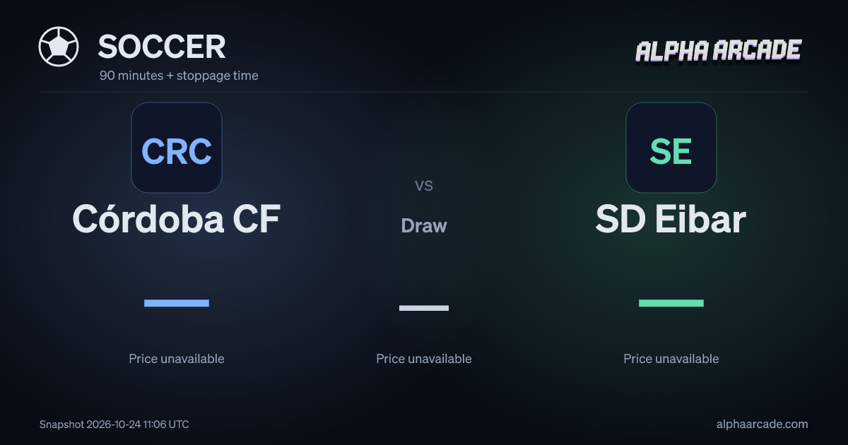 SOCCER: Córdoba CF — / Draw — / SD Eibar —