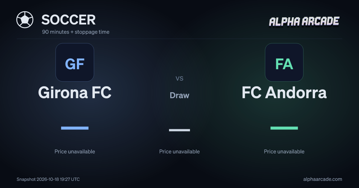 SOCCER: Girona FC — / Draw — / FC Andorra —