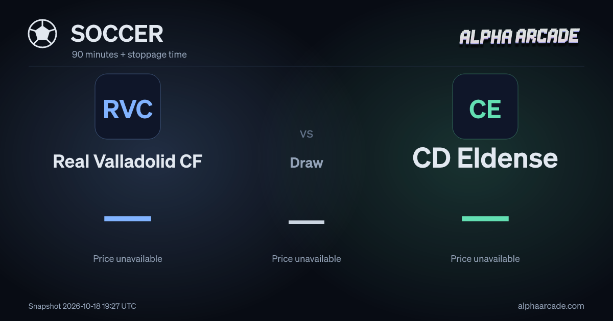 SOCCER: Real Valladolid CF — / Draw — / CD Eldense —