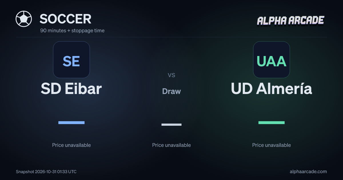 SOCCER: SD Eibar — / Draw — / UD Almería —