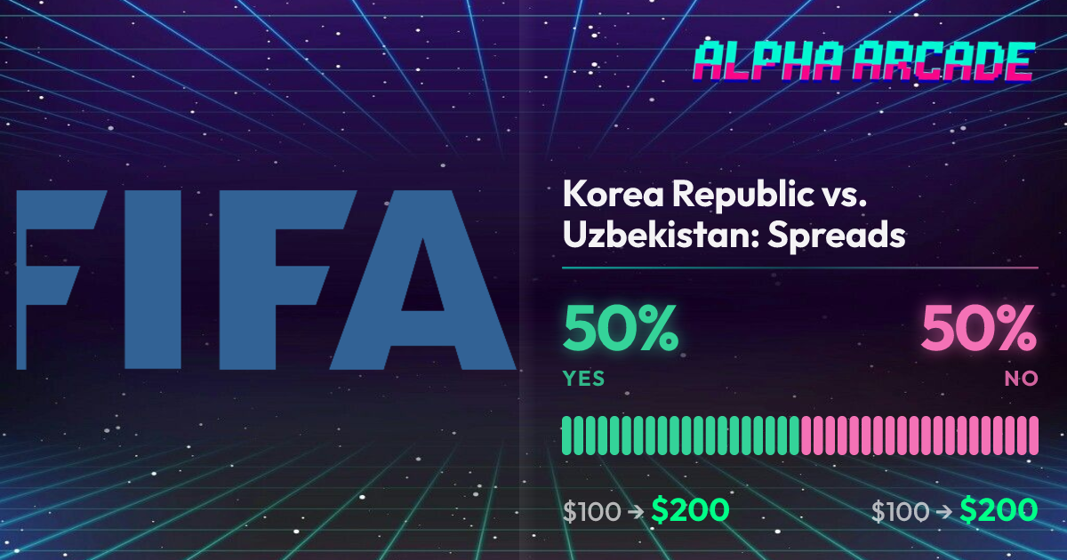 YES 50% / NO 50%